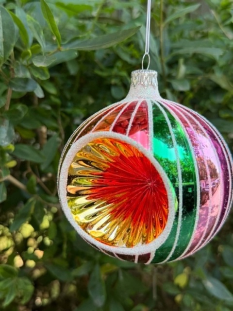 BOMBKI Z REFLEKTOREM WZÓR PRL WIELKOŚĆ 10 CM