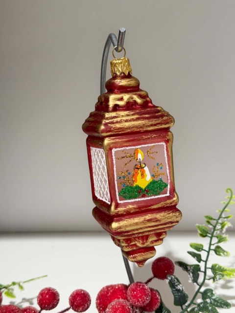 LATARENKA RETRO BORDO BOMBKA WYSOKOŚĆ 13 CM.