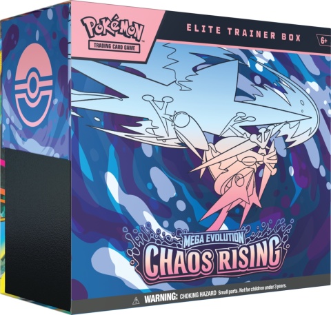 Pokemon TCG Mega Evolution Chaos Rising Elite Trainer Box ETB | 9 Boosterów + Promo Fennekin