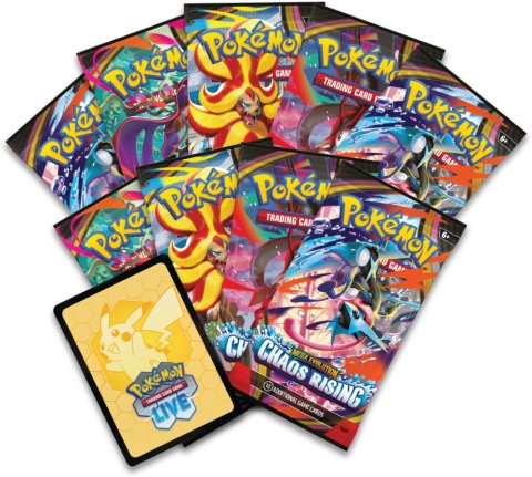 Pokemon TCG Mega Evolution Chaos Rising Elite Trainer Box ETB | 9 Boosterów + Promo Fennekin