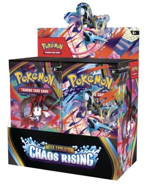 Pokemon TCG Chaos Rising Booster | Mega Evolution | Karty Pokemon Booster Pack
