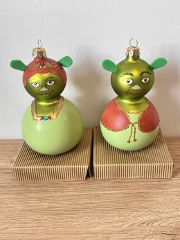 BOMBKI SHREK I FIONA WYSOKOŚĆ 13 CM ZESTAW