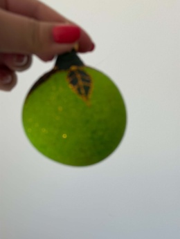 BOMBKA ZIELONE JABŁUSZKO WIELKOŚĆ OKOŁO 8CM KAŻDA INNA