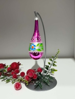 WISIOR W STYLU RETRO RÓŻOWY WYSOKOŚĆ 10 CM