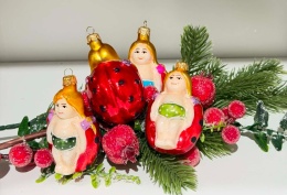 BOMBKI BIEDRONKI PLAŻOWICZKI WYSOKOŚĆ OKOŁO 10 CM