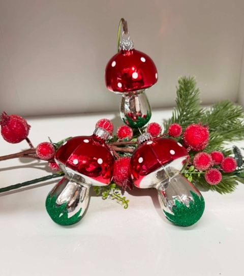 GRZYBY BOMBKI DUŻE 11 CM ZESTAW 4 SZT.