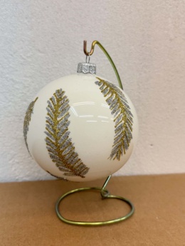 BOMBKI Z MOTYWEM PIÓR WIELKOŚĆ 12 CM