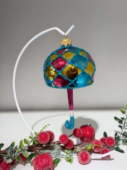 PARASOLKA W STYLU ARLEKIN WYSOKOŚĆ 12 CM
