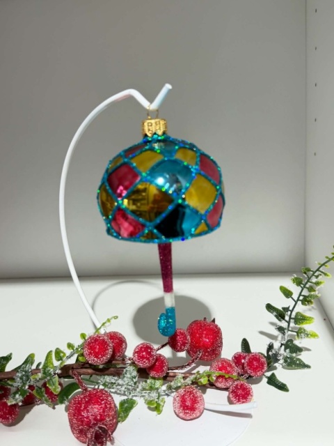 PARASOLKA W STYLU ARLEKIN WYSOKOŚĆ 12 CM
