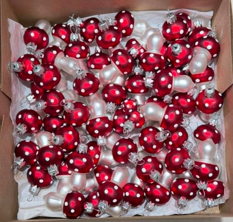 GRZYBKI MINI BOMBECZKI SZKLANE