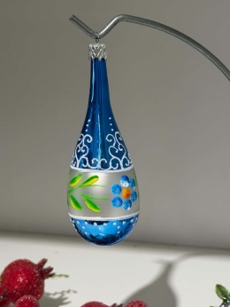WISIOR W STYLU RETRO NIEBIESKI WYSOKOŚĆ 10 CM